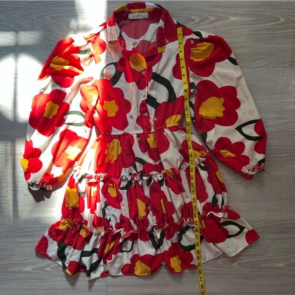 Mieu Floral Ruffle Dress - Picture 7 of 9